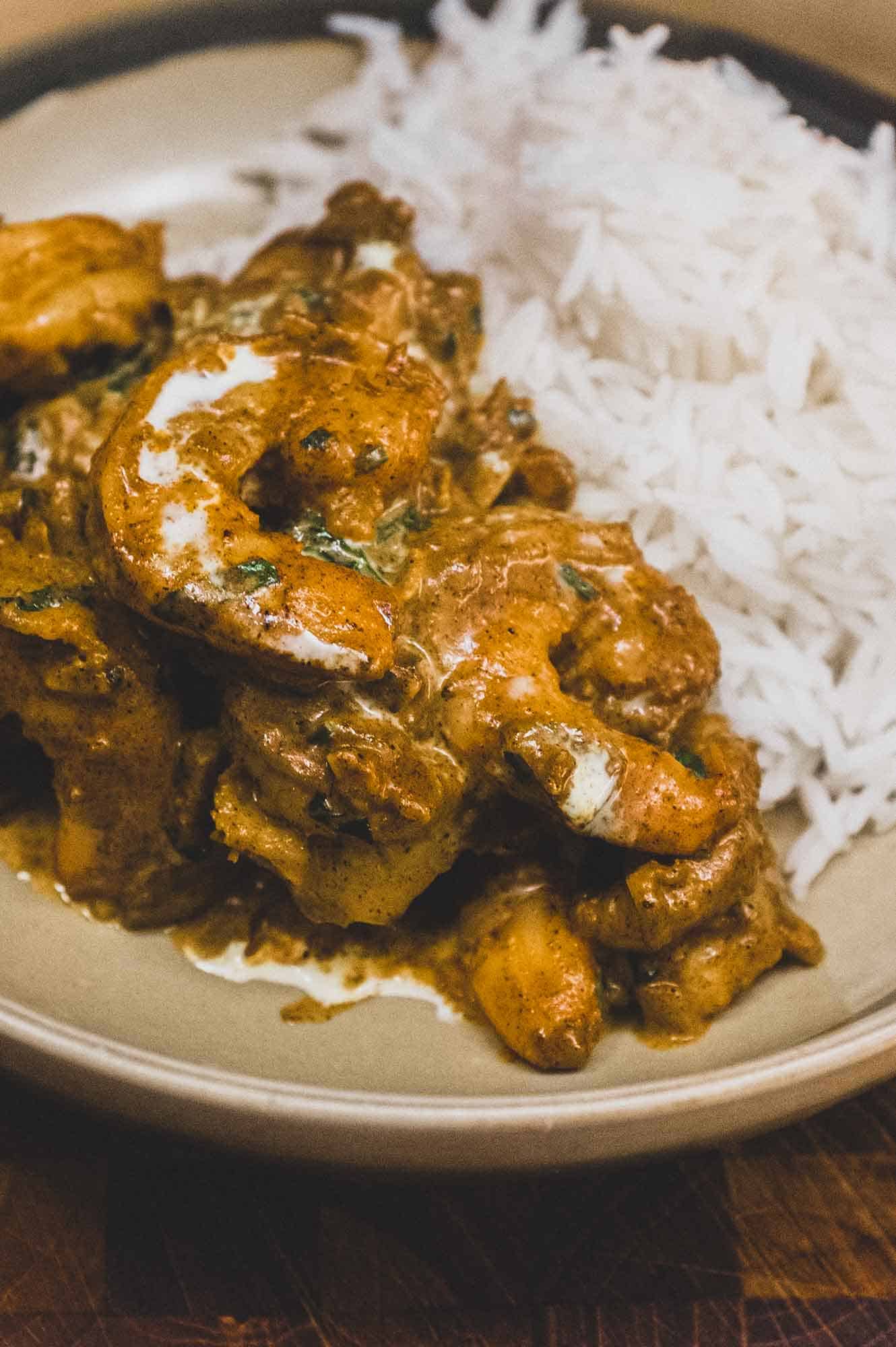 Kolkata Shrimp Curry