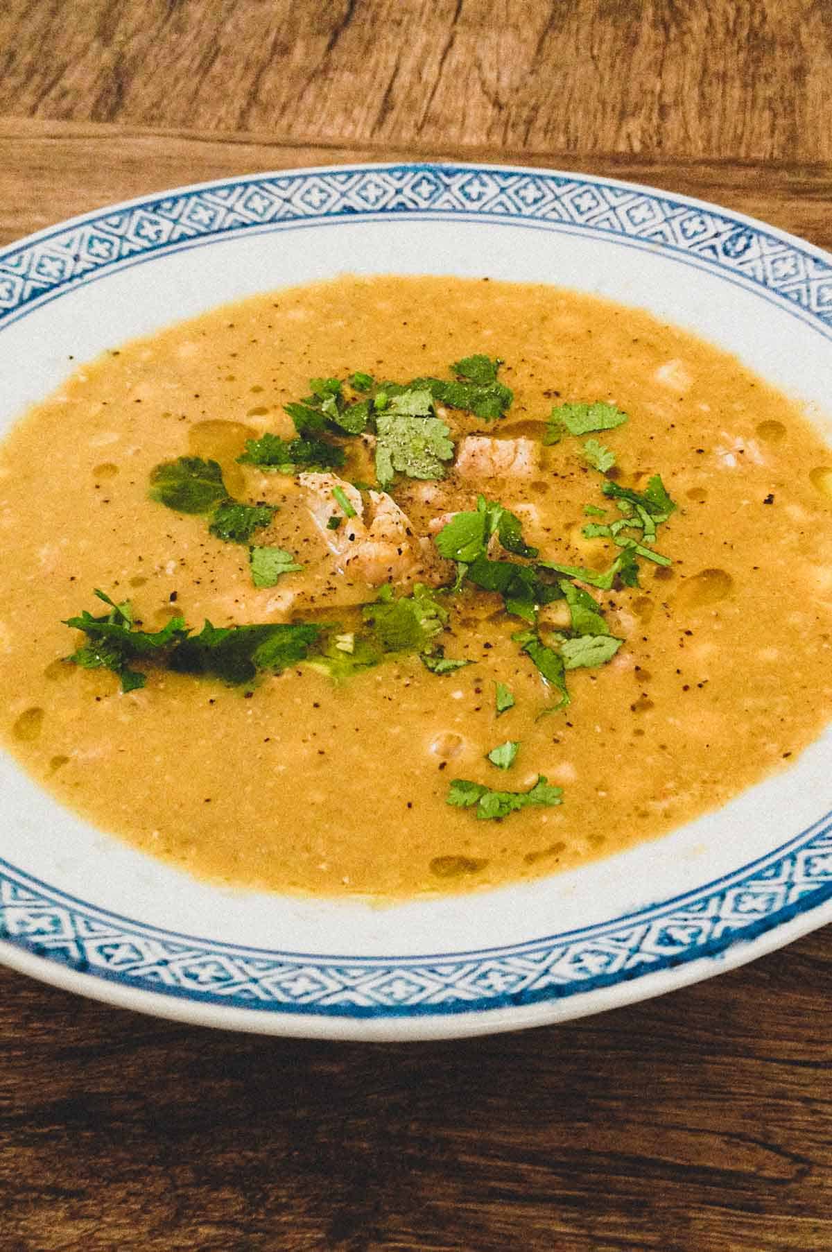 Mexican Chicken & Sweetcorn Soup