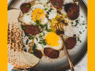 Turkish Suçuk with Eggs