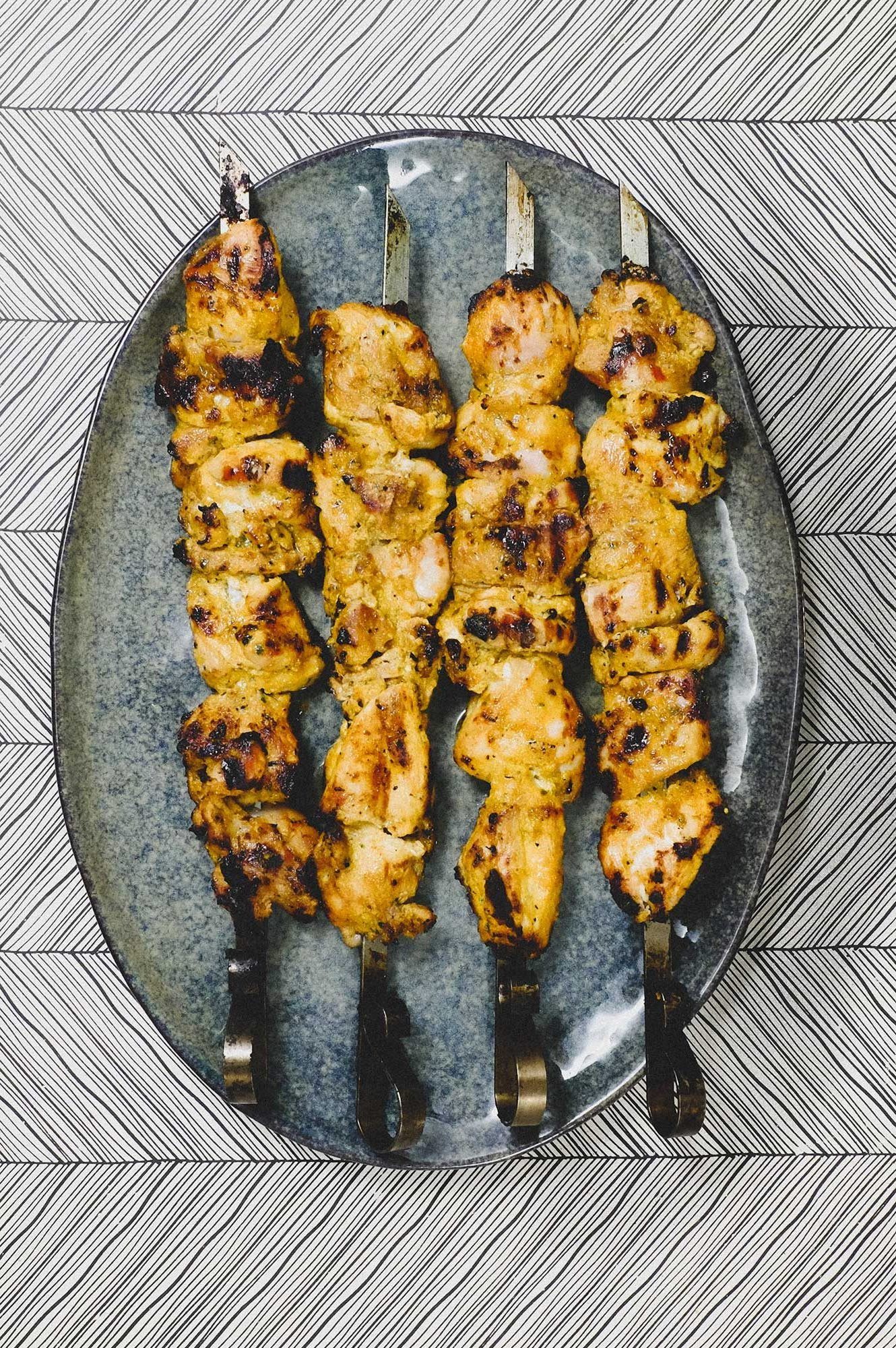 Pinchos Morunos (Spanish Chicken Skewers)