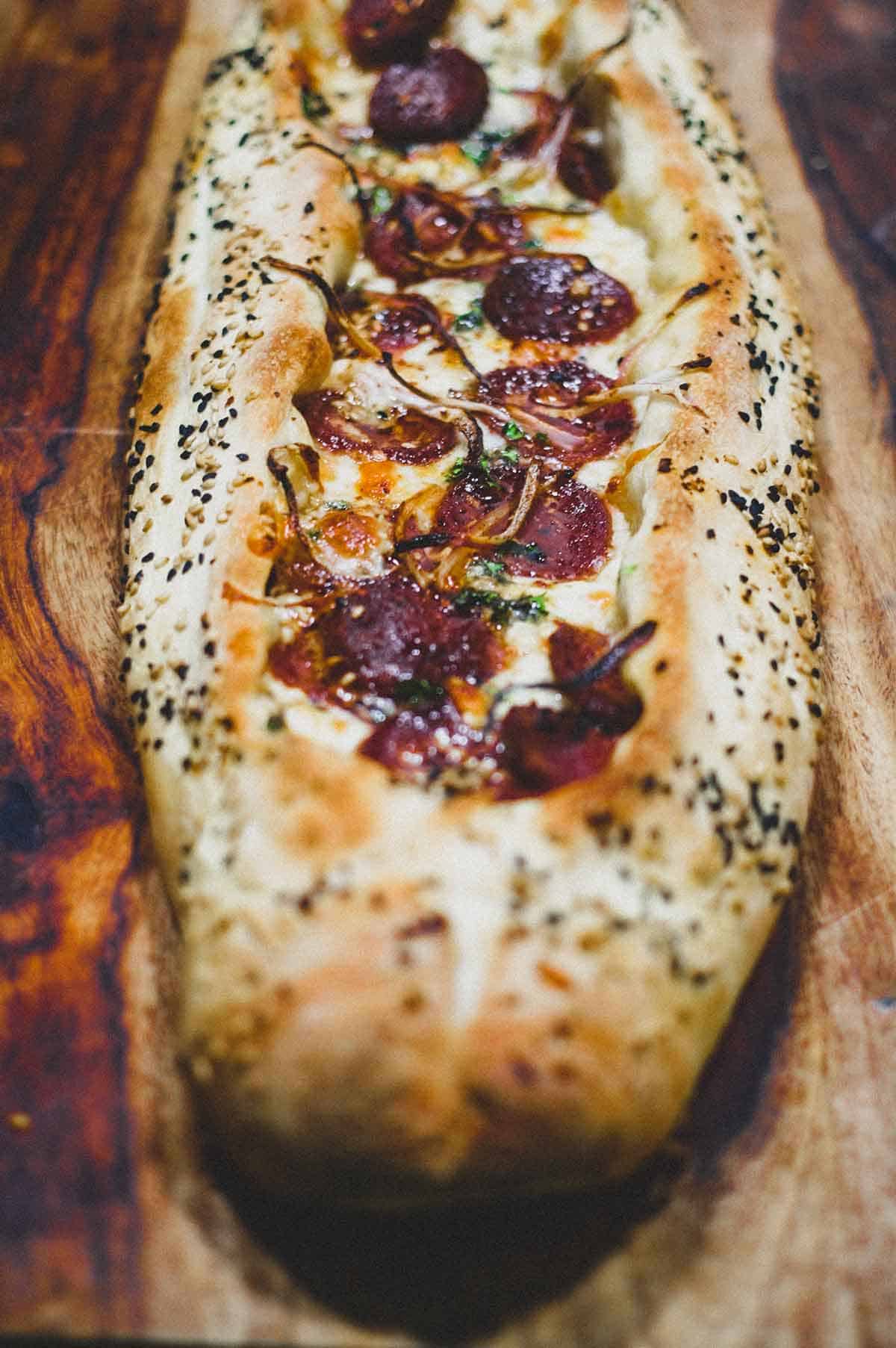 Turkish Pide - It's not Pizza, it's Pide! - A recipe from Cook Eat World