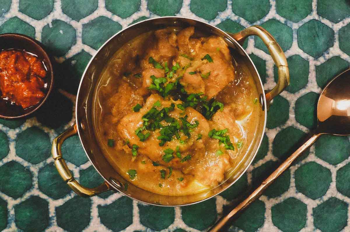 Imperial Chicken curry in a bowl