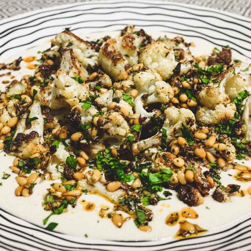 Hummus Bi Arnabeet - Hummus with Roasted Cauliflower