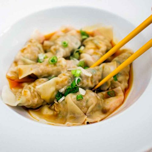Chinese Chilli Oil Dumplings
