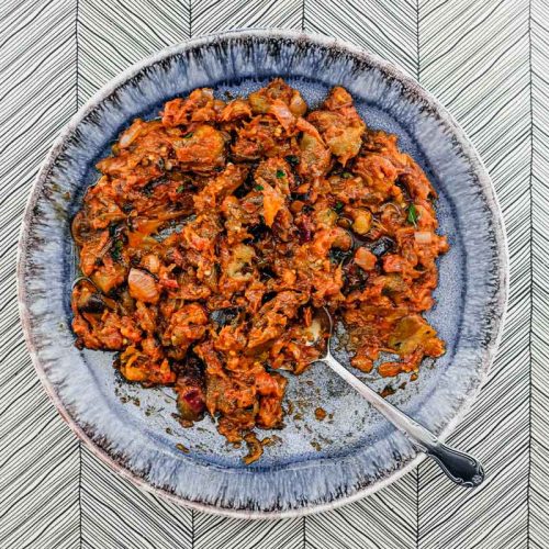 Spanish Eggplant Salad