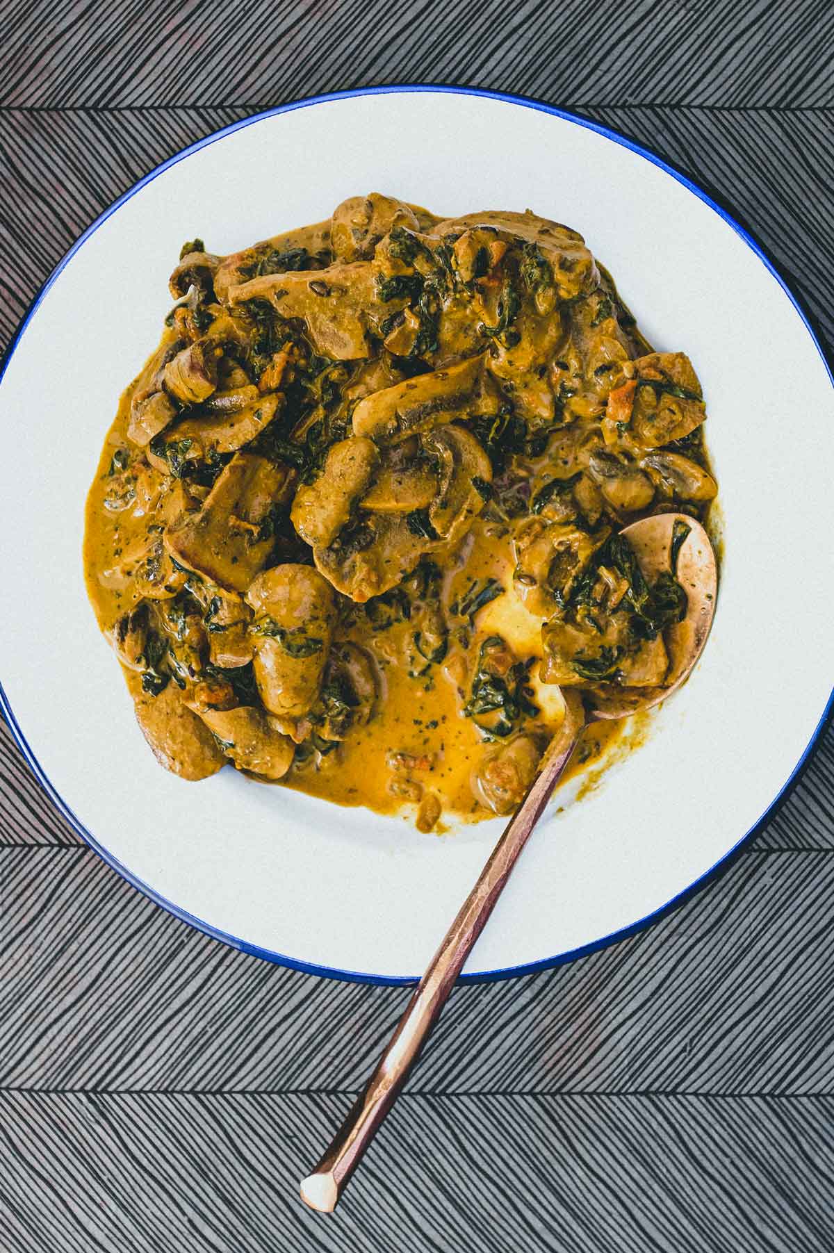 Methi Mushroom Masala