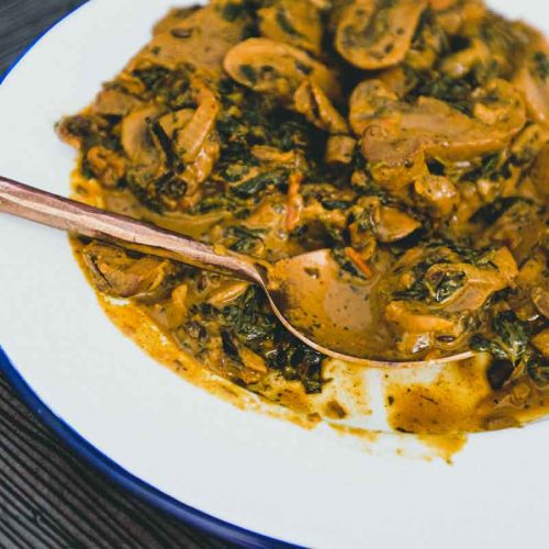 Methi Mushroom Masala