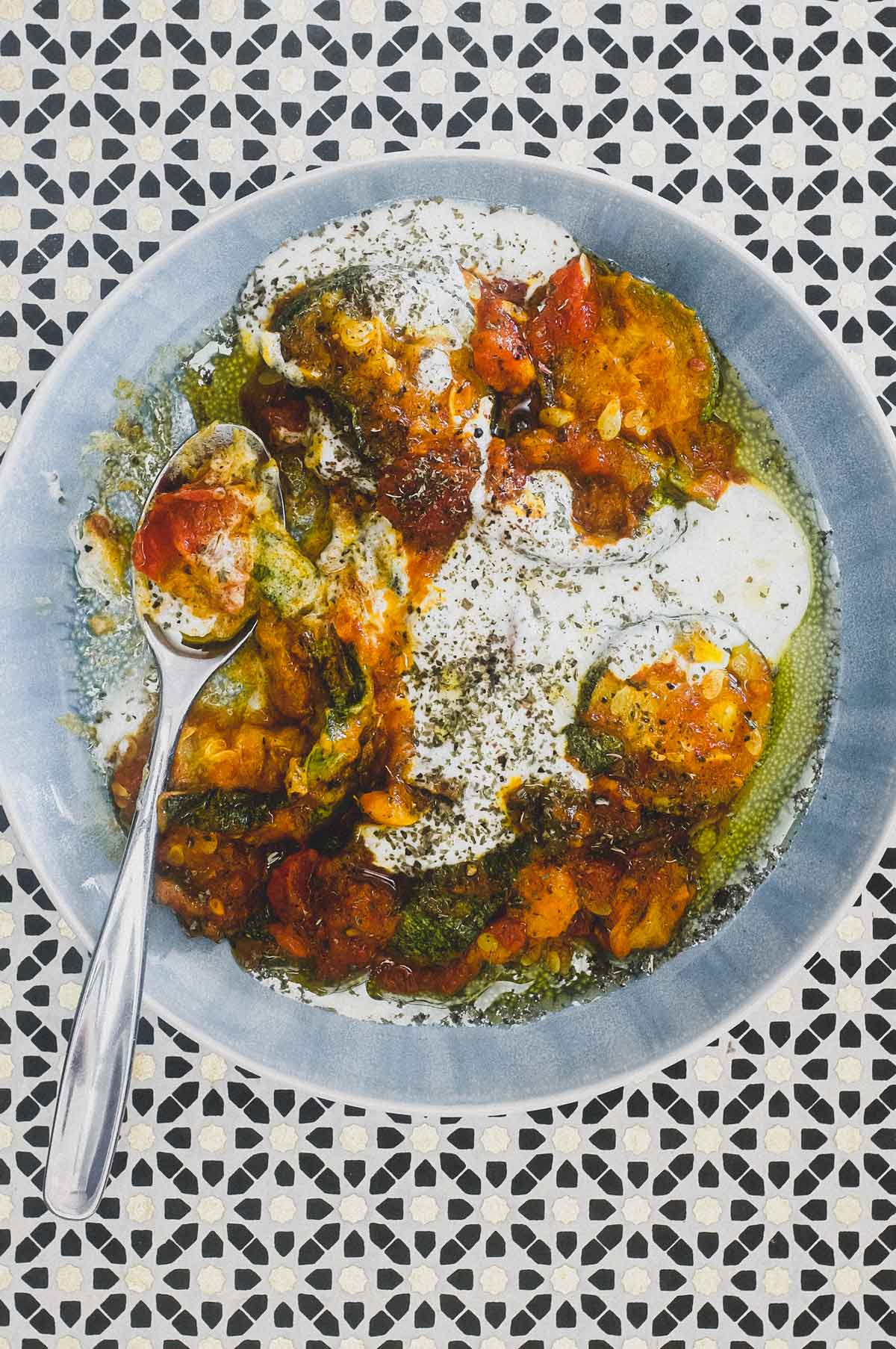 Borani Kadoo (Afghani Squash Salad)