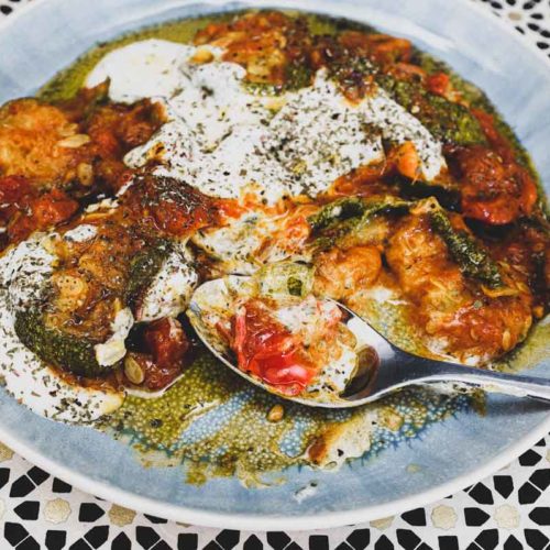 Borani Kadoo (Afghani Squash Salad)