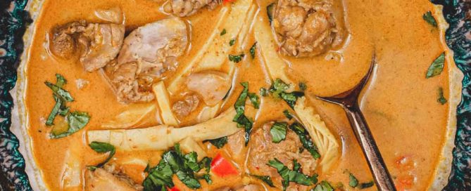 Laotian Chicken Curry with Bamboo Shoots