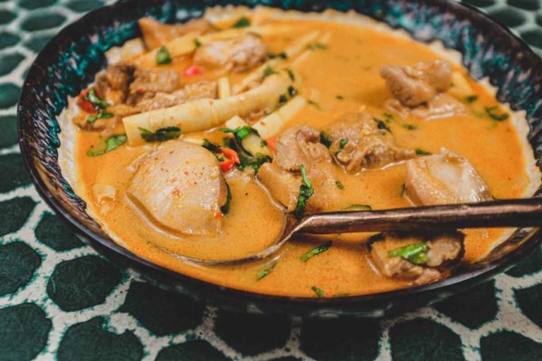 Laotian Chicken Curry with Bamboo Shoots from Cook Eat World