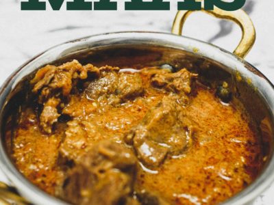 Lamb cooked with red chilli and onion to create a rich, creamy sauce for Rajasthani Laal Maas