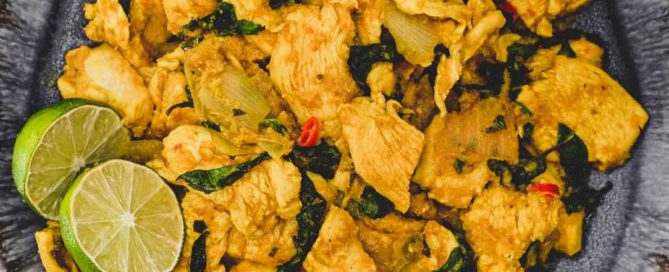Cha Kroeung Sach Moan (Cambodian Lemongrass Chicken Stir Fry)