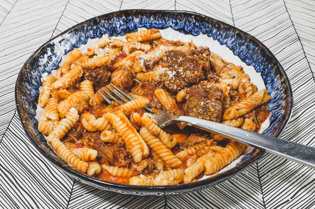 Cavatelli with Pork Ragù