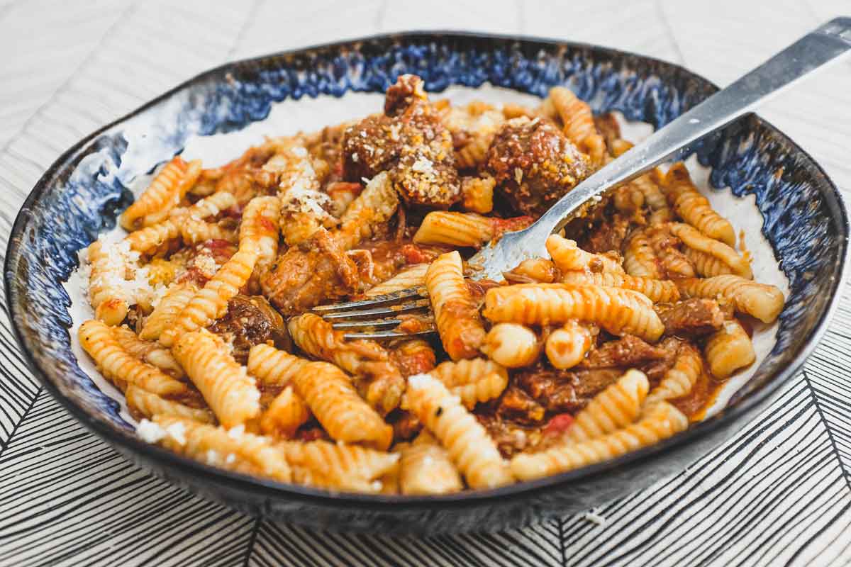Cavatelli with Pork Ragù