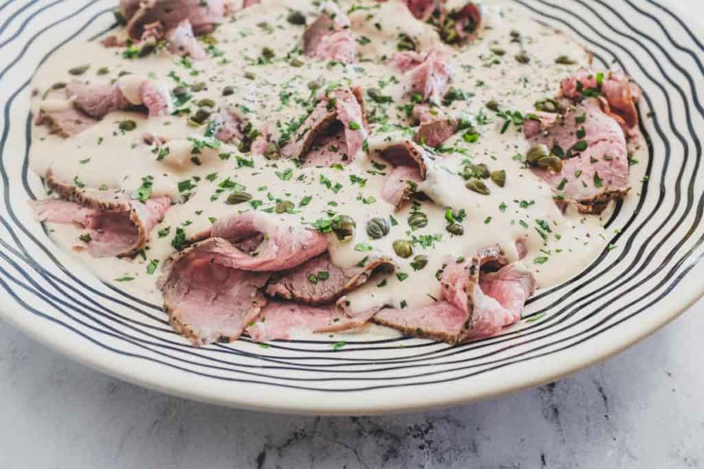 Vitello Tonnato Veal With Tuna Anchovy Sauce Cook Eat World Vitello Tonnato Veal With Tuna Anchovy Sauce Cook Eat World