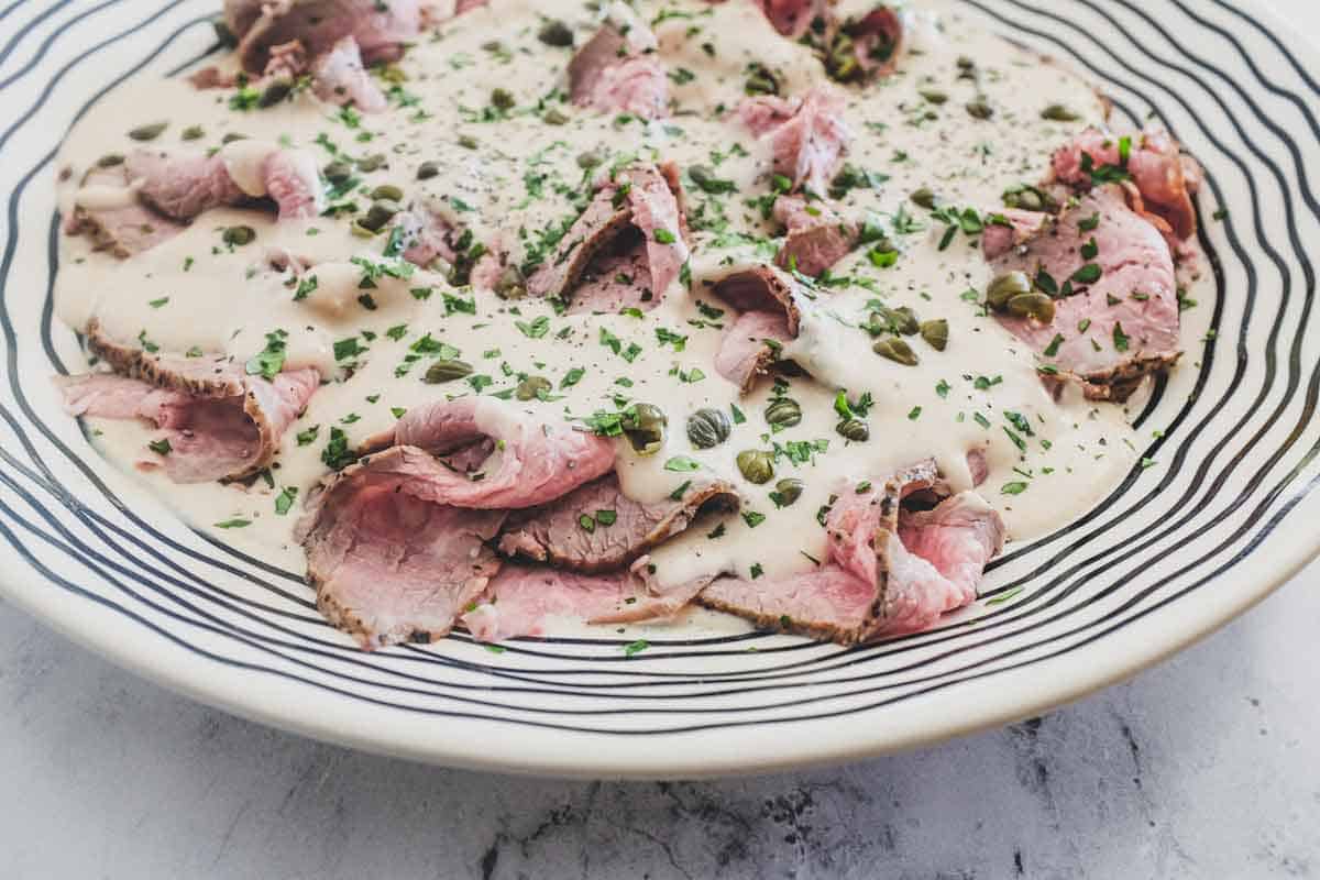 Vitello Tonnato (Veal with Tuna & Anchovy Sauce