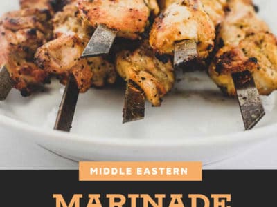 Middle Eastern Marinade for Chicken Kebab