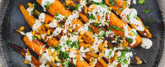 Roasted Carrot with Tahini Sauce