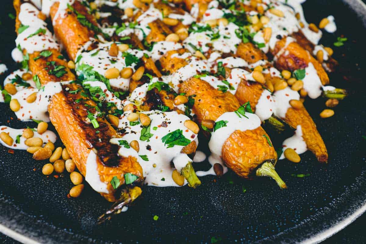 Roasted Carrot with Tahini Sauce