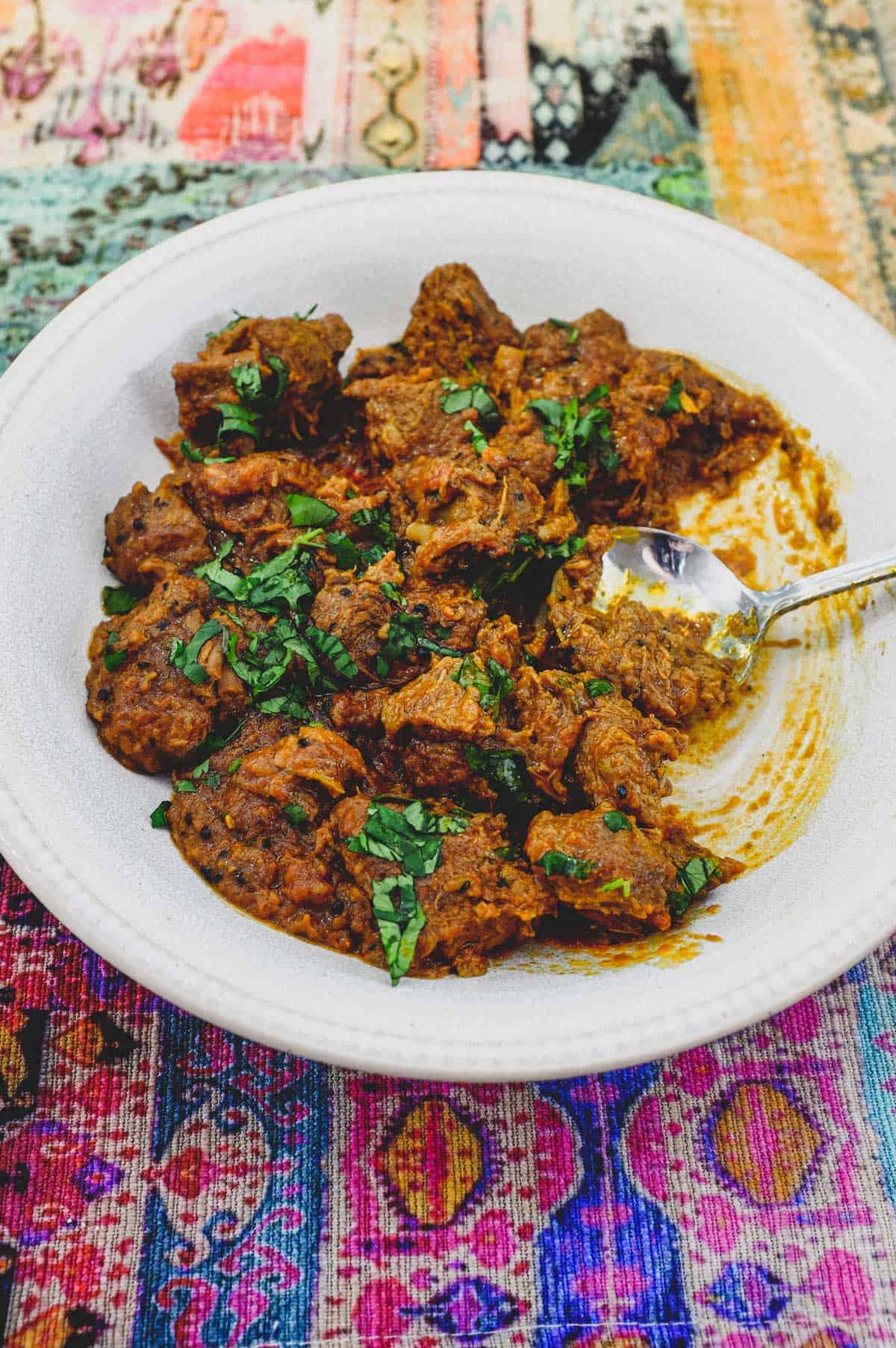 Kosha Mangsho (Bengali Lamb Curry) | cookeatworld.com