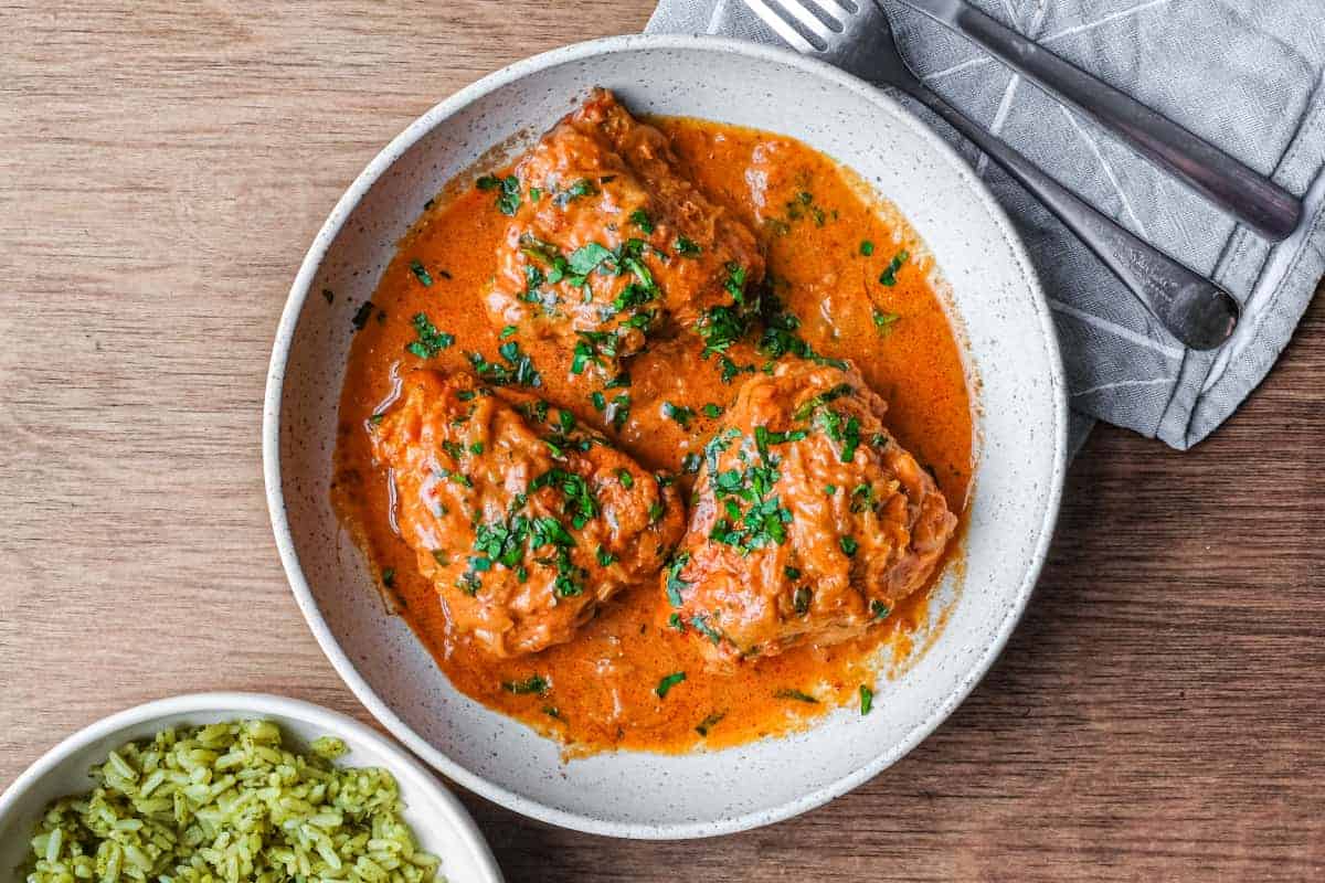 A bowl of Mexican chipotle chicken