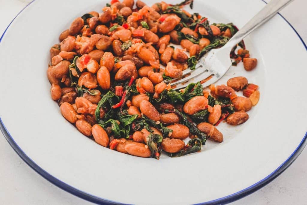 Borlotti Beans with Chard A delicious Italian recipe from Cook Eat World