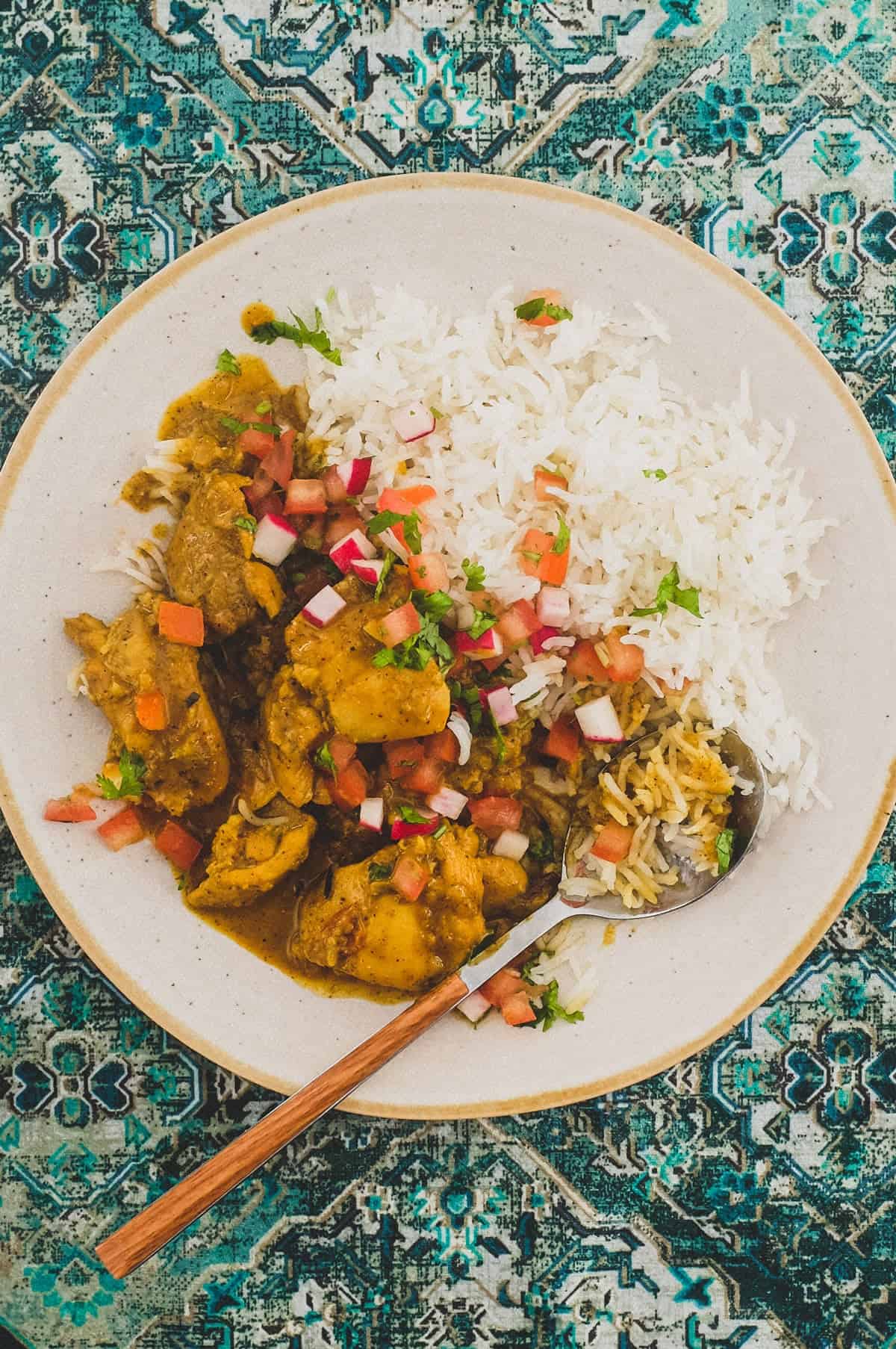 Indian Black Pepper Chicken Curry