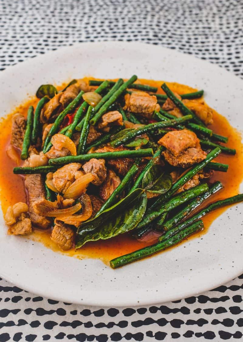 Pad Prik King a quick and delicious Thai recipe from Cook Eat World