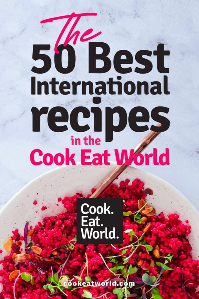 Israeli Beetroot Cous Cous - one of the 50 best International Recipes in the Cook Eat World