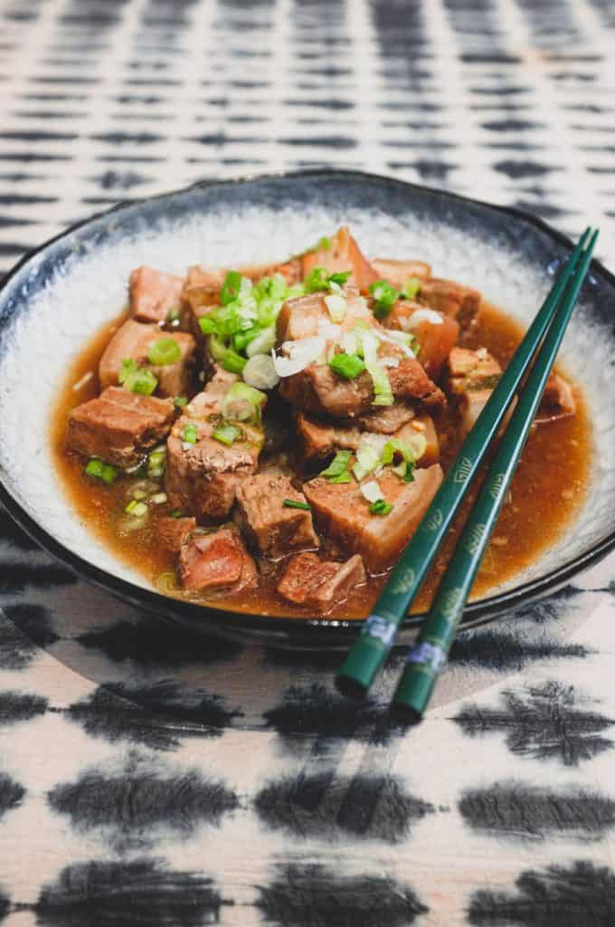 Chinese Braised Pork Belly (Instant Pot Style) Hong Shao Rou |