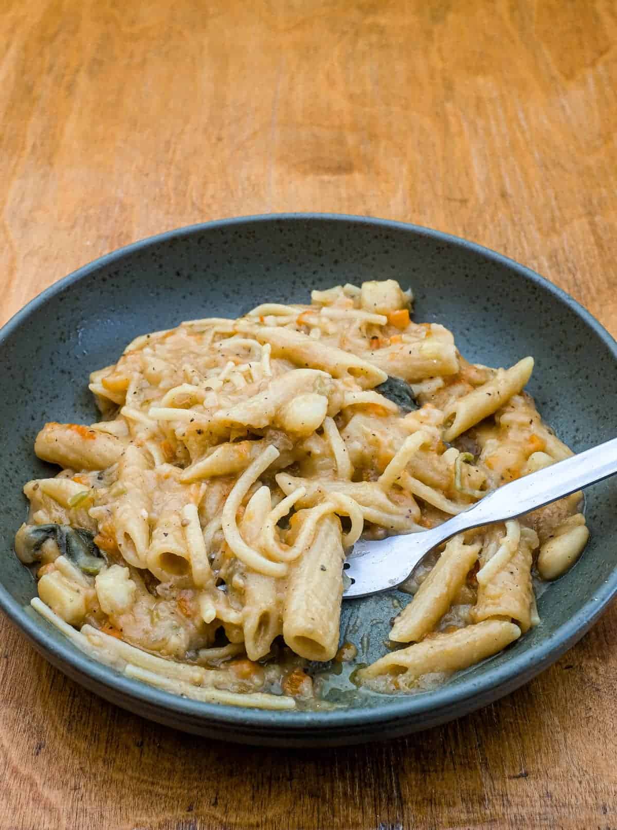 A bowl of Pasta with Potatoes (Pasta e Patate)