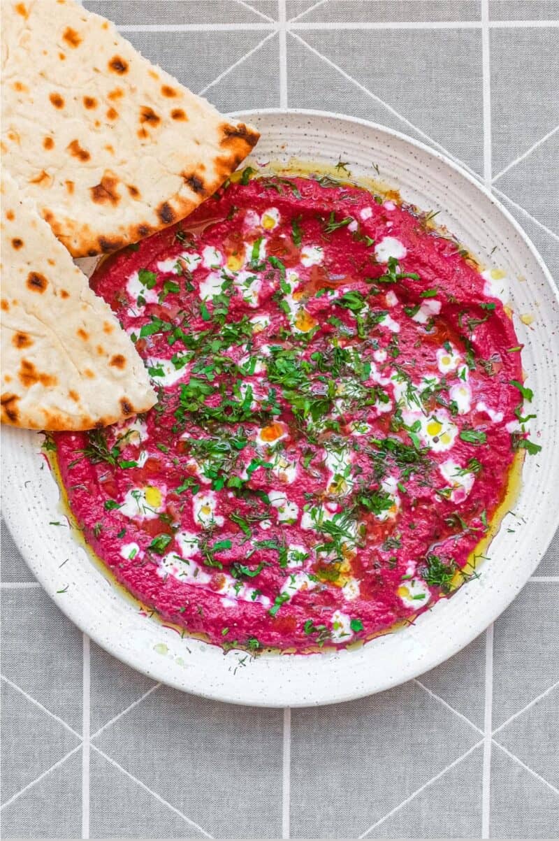 Turkish Beetroot &amp; Yoghurt Dip - A recipe from Cook Eat World
