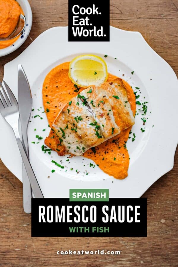 Fish Romesco Romesco Sauce with Fish - Cook Eat World