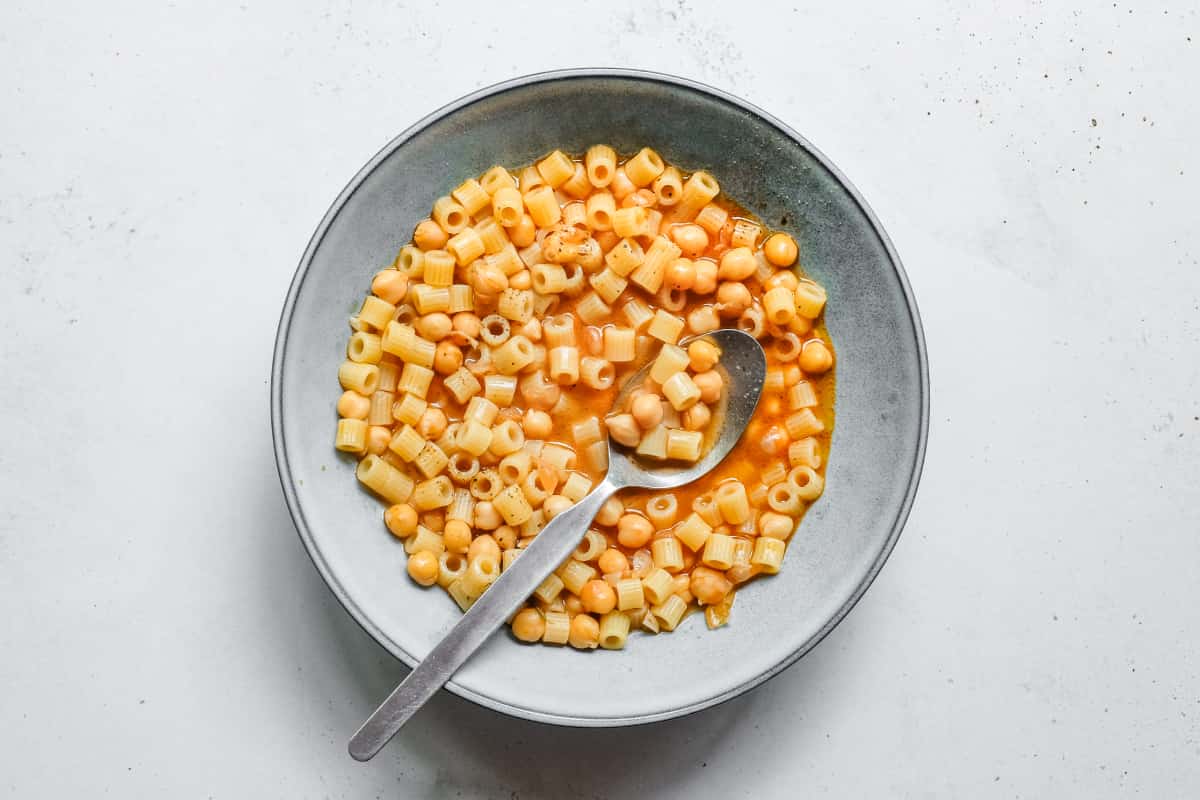 Pasta e Ceci – Italian Pasta with Chickpeas | cookeatworld.com https://www.cookeatworld.com/italian-quick-easy/