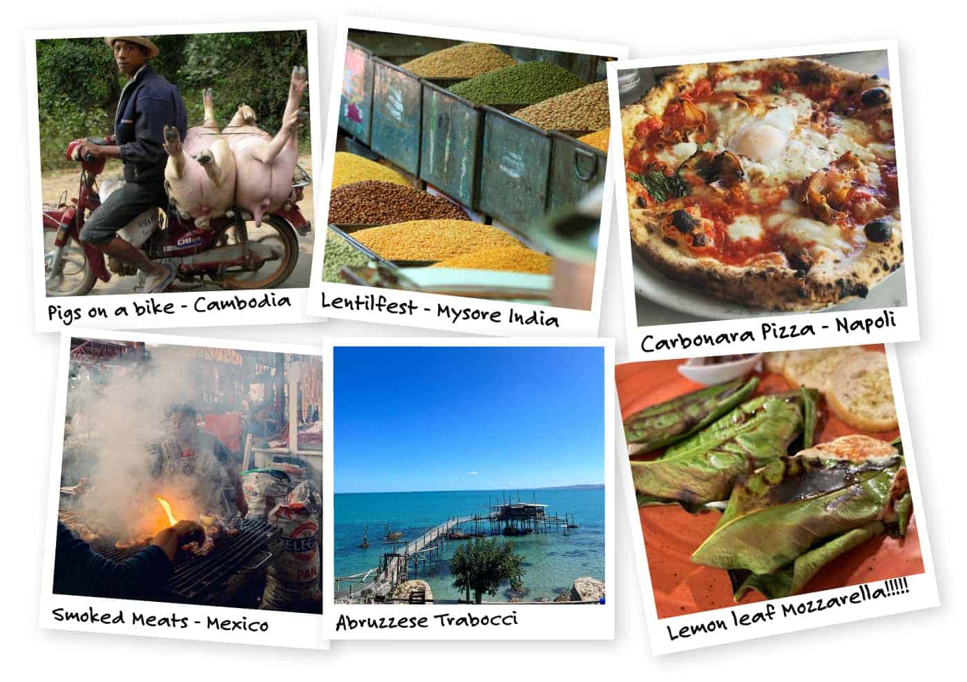 My World of Flavour | cookeatworld.com A collage of photographs from around the world